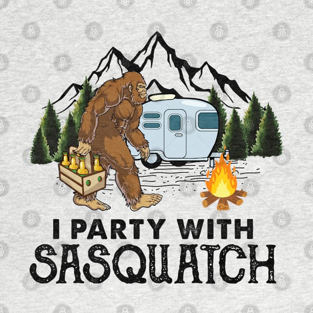 I party with sasquatch by JameMalbie